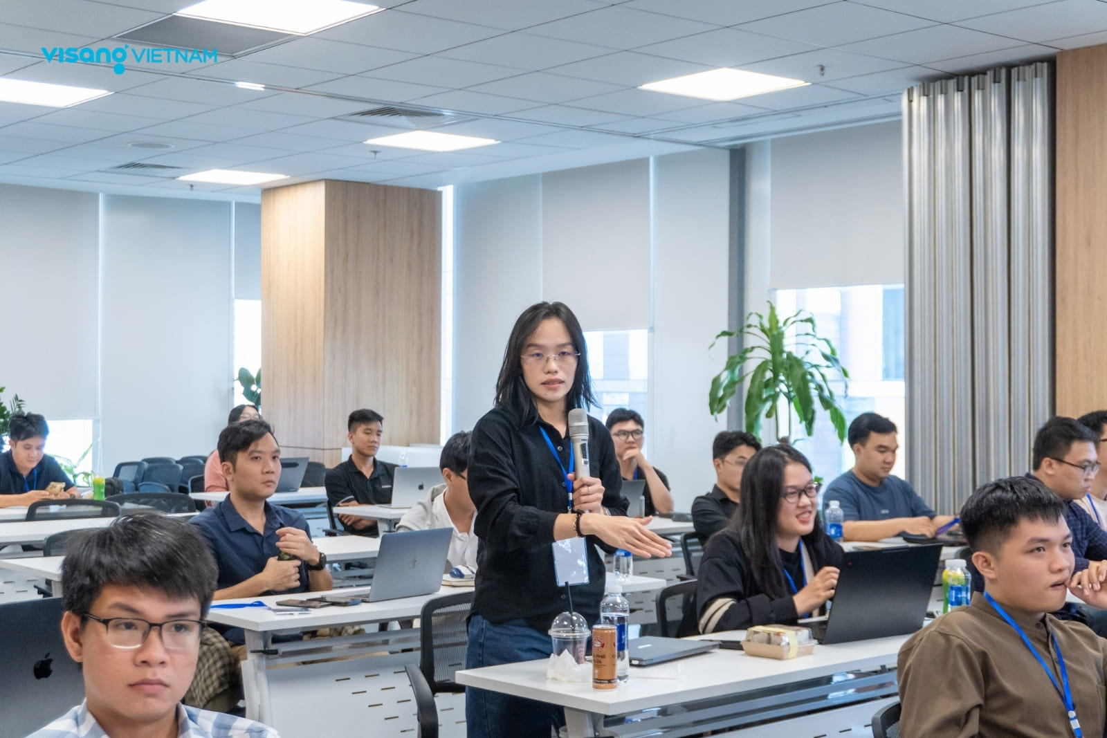 H&igrave;nh ảnh buổi đ&agrave;o tạo nh&acirc;n sự IT do Visang tổ chức 